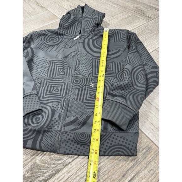 Vintage Volcom Hoodie Full Zip Sweatshirt  Grunge Logo Y2K - Picture 4 of 7